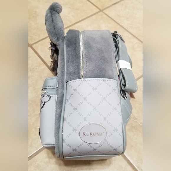 Her Universe Sanrio Lolita Kuromi Fluffy Mini Backpack - Picture 3 of 4